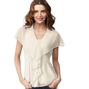 CAbi #814 Whisper‎ Blouse NWT Size XS
